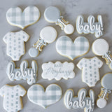 Shipping: Custom Event Cookies- By the Dozen (12 cookies)